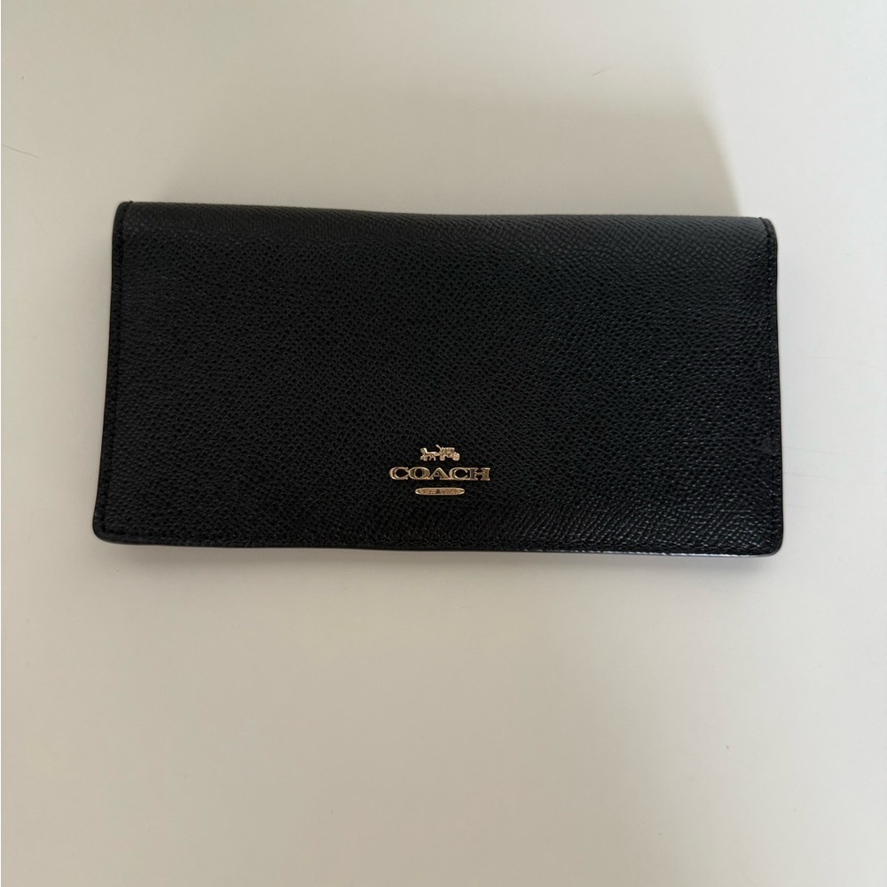 Coach Black Leather Wallet